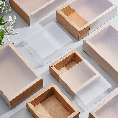 Kraft Paper Jewelry Boxes CON-WH0068-65E-1
