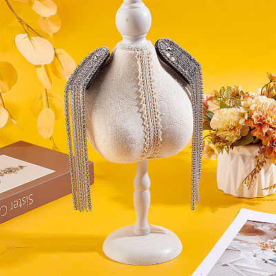 2Pcs Iron Tassel Chain Shoulder Epaulettes DIY-HY0003-58P-1