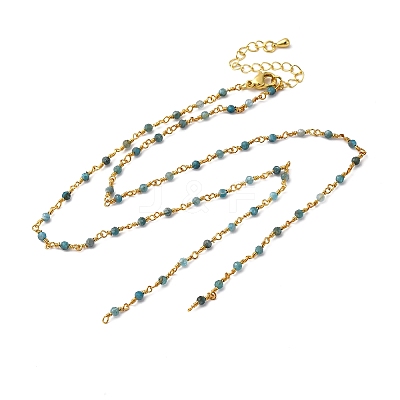 Brass Chain Necklace Making KK-K337-13G-1