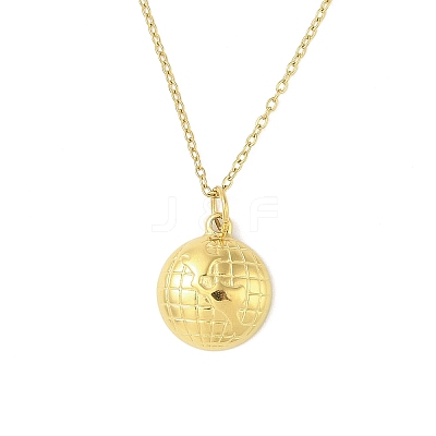 Ion Plating(IP) 304 Stainless Steel Pendant Necklaces for Women NJEW-B080-11G-1