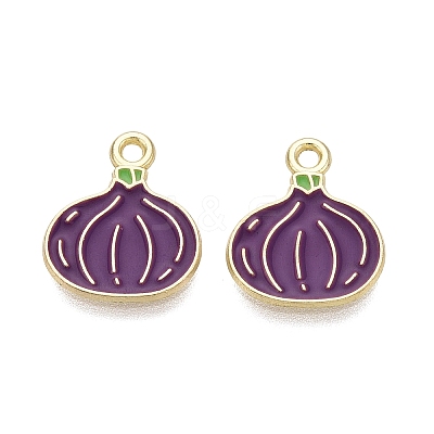 Alloy Enamel Pendants ENAM-Q003-03G-1