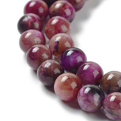 Natural Rainbow Tiger Eye Beads Strands G-NH0002-A01-A01-1