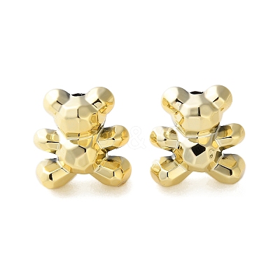 Electroplate Plating Opaque Acrylic Beads PACR-D288-05G-1