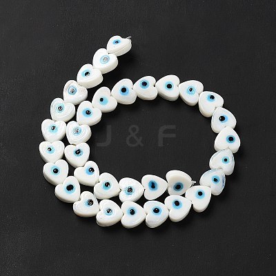 Handmade Evil Eye Lampwork Beads Strands LS-LAMP-E023-07B-01-1