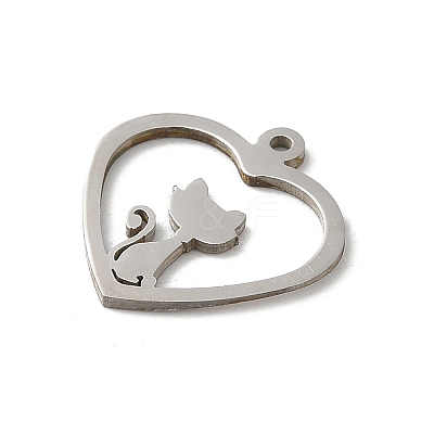 Non-Tarnish 201 Stainless Steel Pendants STAS-E206-06P-06-1