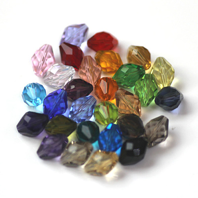 Imitation Austrian Crystal Beads SWAR-F054-13x10mm-M-1