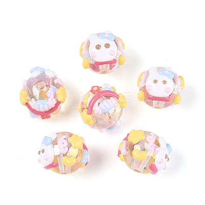 Acrylic Beads OACR-M021-03-1