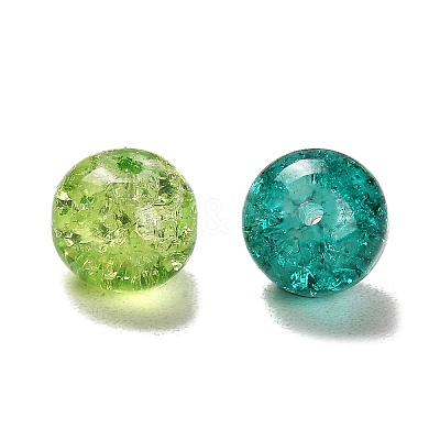 Transparent Crackle Glass Beads CCG-MSMC0002-01-M-1