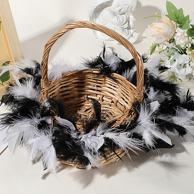 Turkey Feather Ornament Accessories FIND-WH20012-43C-1