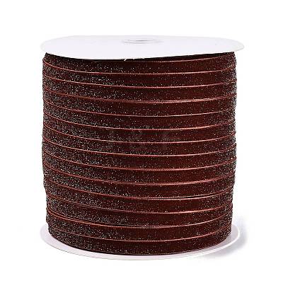 Glitter Sparkle Single Face Velvet Ribbon SRIB-Q023-01A-10-1