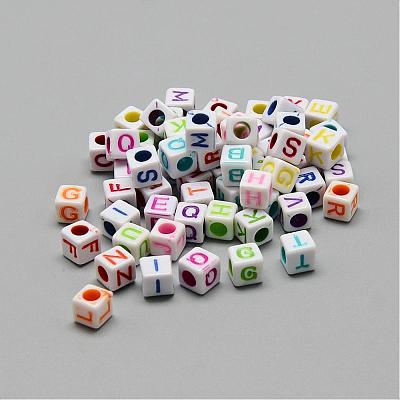 Opaque Acrylic Beads SACR-S297-04-6x6mm-1