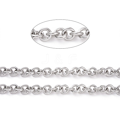 Tarnish Resistant 304 Stainless Steel Rolo Chains CHS-H013-07P-1