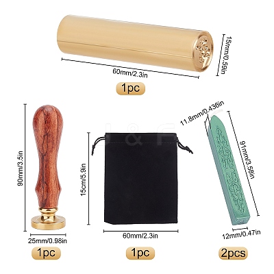 DIY Wax Seal Stamp Kits DIY-CP0002-88B-1