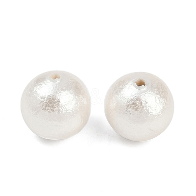 Compressed Cotton Pearl Beads WOVE-V001-A01-12mm-1