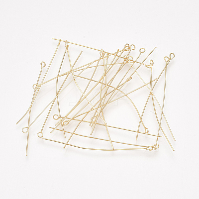 Brass Eye Pins KK-S348-405C-1