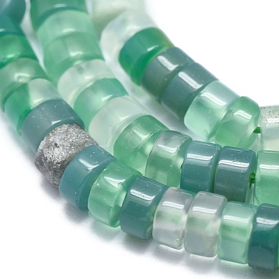 Natural Green Onyx Agate Beads Strands G-A177-01L-11-1