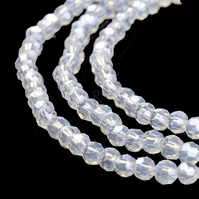 Electroplate Glass Beads Strands EGLA-A035-J3mm-A06-1