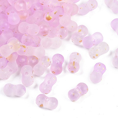 Gradient Color Transparent Acrylic Beads OACR-M023-02H-1