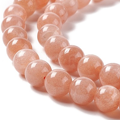 Natural Sunstone Beads Strands G-A205-28C-1