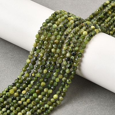 Natural Canadian Jade Beads Strands G-G259-D01-3mm-1