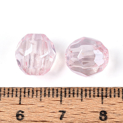 Transparent Acrylic Beads TACR-T028-61A-1