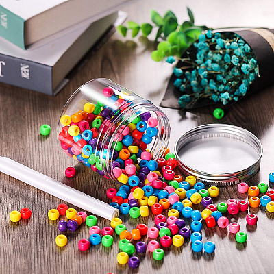 Transparent Plastic Bead Containers CON-BC0004-81-1