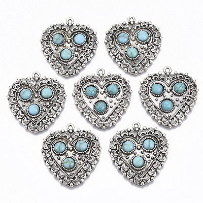 Tibetan Style Alloy Pendants X-PALLOY-R113-004-RS-1