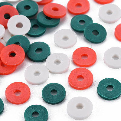 3 Colors Handmade Polymer Clay Beads CLAY-N011-032-29-1
