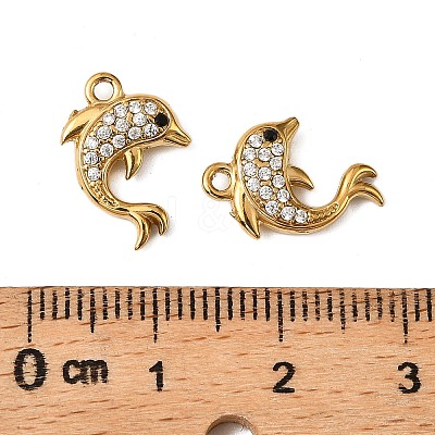 304 Stainless Steel Charms STAS-F321-01G-03-1