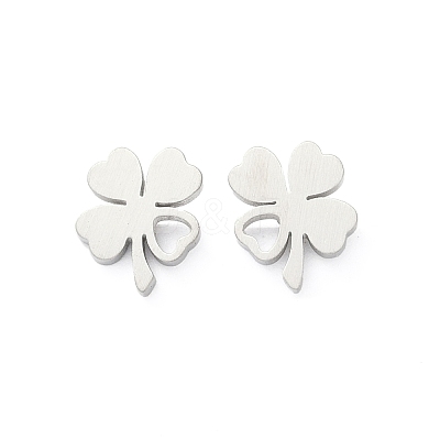 304 Stainless Steel Stud Earrings EJEW-Z089-07P-1