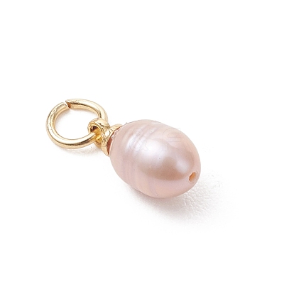 Natural Cultured Freshwater Pearl Pendants X-PALLOY-JF05172-01-1