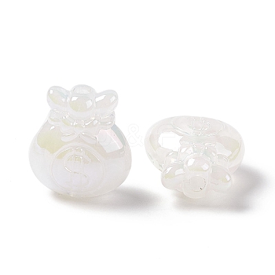 Opaque Acrylic Beads OACR-E004-07-1
