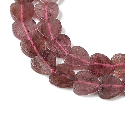 Natural Strawberry Quartz Beads Strands G-M403-A48-03-1