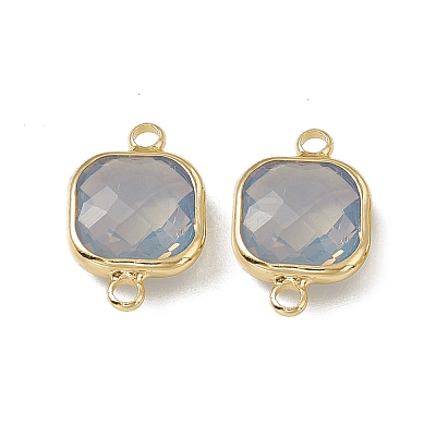 Transparent K9 Glass Connector Charms GGLA-A005-25LG-1