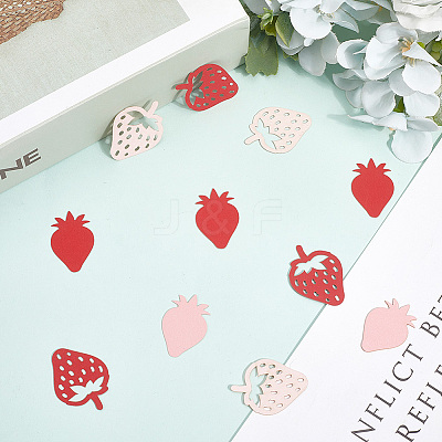 300Pcs Strawberry Party Theme Paper Confetti DIY-SC0029-69-1