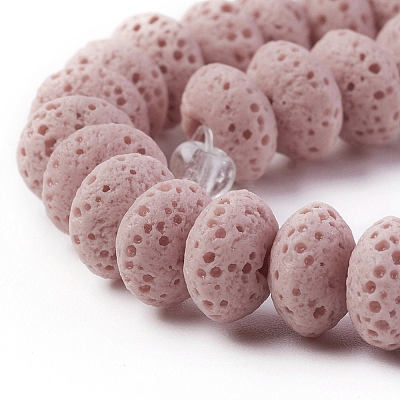 Natural Lava Rock Beads Strands G-F671-01A-16-1
