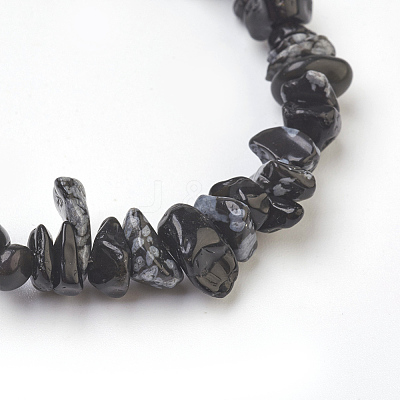 Natural & Synthetic Mixed Stone Chip Beads Anklets AJEW-AN00229-1