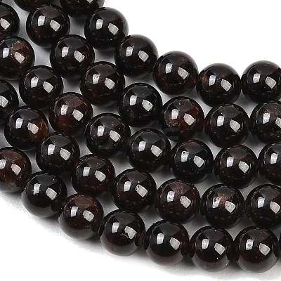 Garnet Round Beads Strands G-O081-03-6mm-1