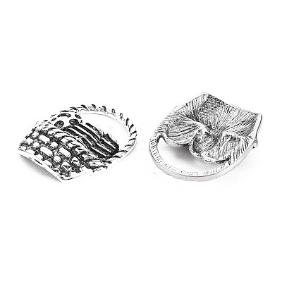 Tibetan Style Alloy Pendants PALLOY-T075-137AS-RS-1
