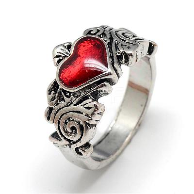 Alloy Enamel Finger Rings RJEW-S038-096-18mm-1