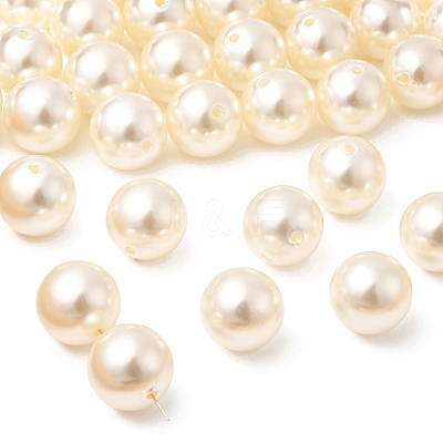 ABS Plastic Imitation Pearl Round Beads X-SACR-S074-20mm-A41-1