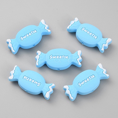 Candy Food Grade Eco-Friendly Silicone Beads LS-SIL-TAC0004-15-1