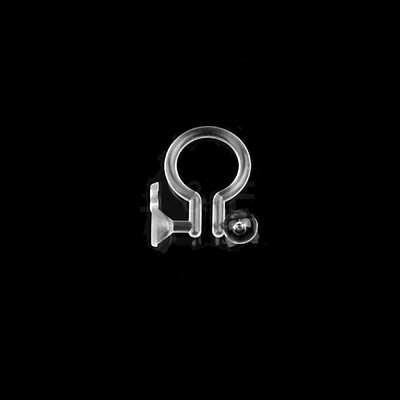 Plastic Clip-on Earring Findings KY-N022-06-1