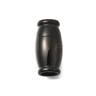 Barrel 304 Stainless Steel Magnetic Clasps STAS-D382-03A-EB-1