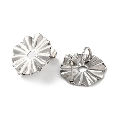 Non-Tarnish 304 Stainless Steel Stud Earring Findings LS-STAS-P328-15P-1