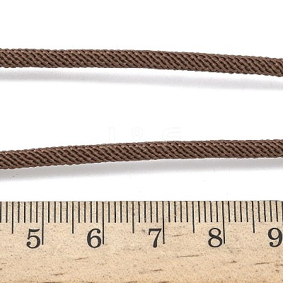 3MM Nylon Milan Cord Necklace Making NJEW-H084-01G-1