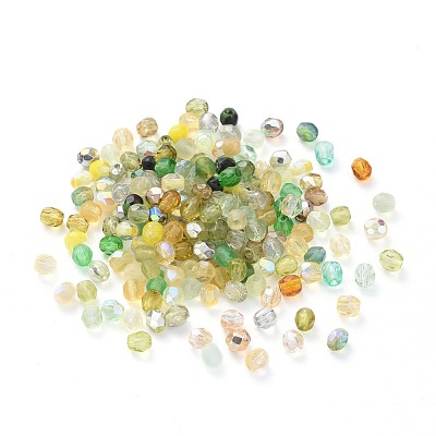 Fire-polished Czech Glass Beads LAMP-D180-16B-03-1