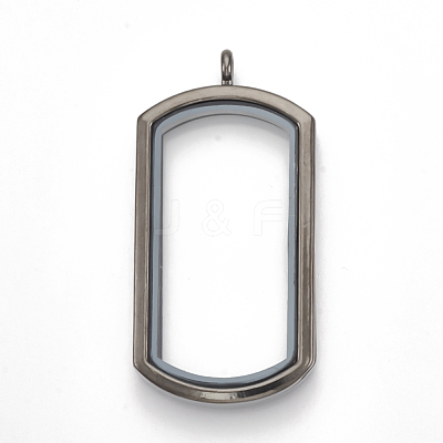 Alloy Magnetic Locket Big Pendants PALLOY-T052-17B-1