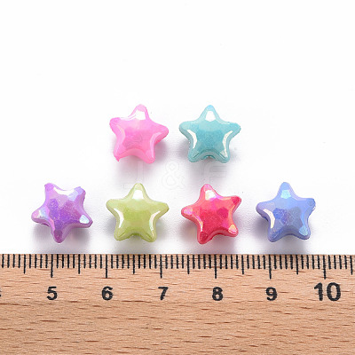 Opaque Acrylic Beads TACR-S153-36I-1