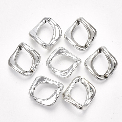 UV Plating ABS Plastic Linking Rings X-CCB-S162-01B-04-1